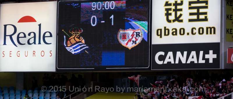 Real Sociedad vs Rayo Vallecano Liga BBVA 2014-2015