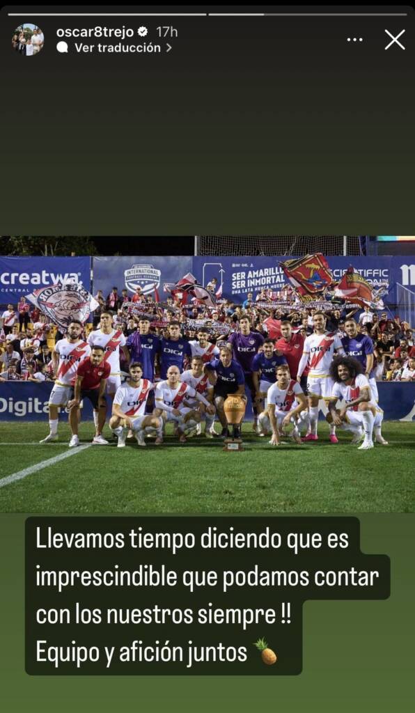 Los jugadores del Rayo lanzan un guiño a la afición en favor del acuerdo de entradas visitantes 7 img 8753