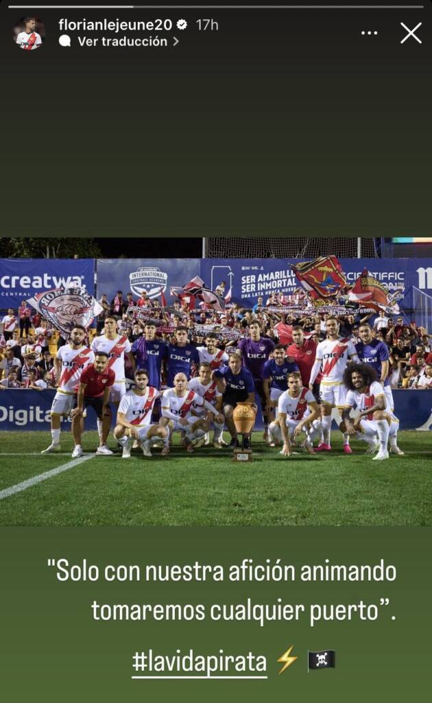 Los jugadores del Rayo lanzan un guiño a la afición en favor del acuerdo de entradas visitantes 4 img 8756