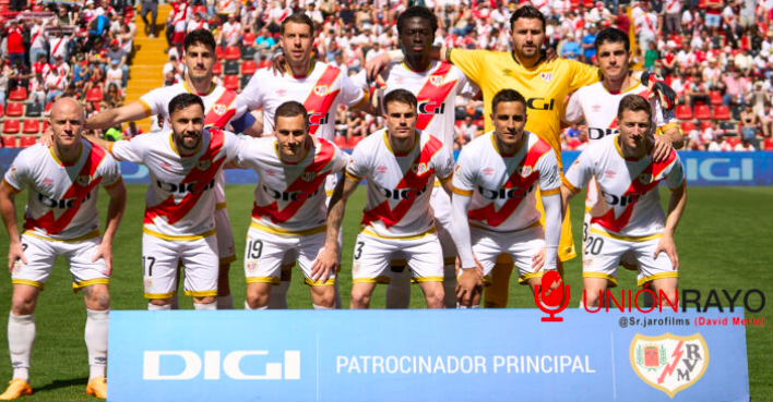 Once del Rayo Vallecano contra el Valencia 1 Once Rayo