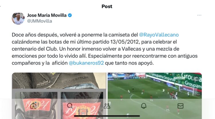 Las felicitaciones al Rayo Vallecano: exjugadores, políticos, clubes… 1 img 1901 1