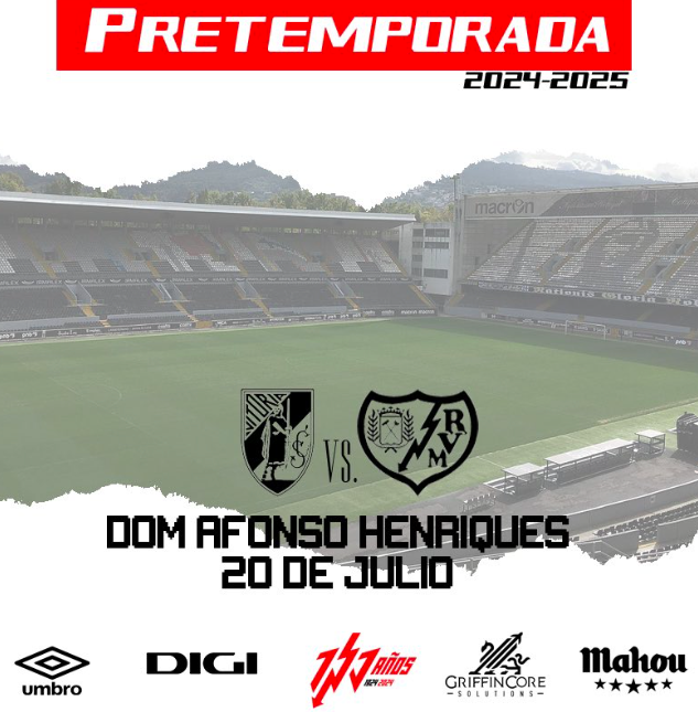 El Rayo Vallecano jugará en pretemporada ante el Vitória portugués 1 Rayo Vitória