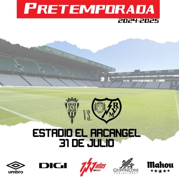 El Rayo Vallecano jugará el II Trofeo Puertas de Córdoba ante el Córdoba 1 Córdoba Rayo