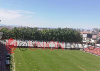 césped Estadio de Vallecas