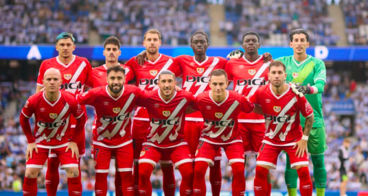El Rayo Vallecano estrenó su segunda equipación ante la Real Sociedad 1 Rayo Segunda Equipación Once