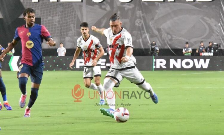 Pacha y Lamine en el Rayo Barça de Vallecas