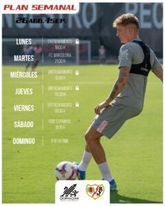 Plan semanal rayo