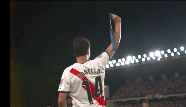 El Rayo Vallecano y su afición homenajearon a Camello por su oro olímpico 1 img 5165 1