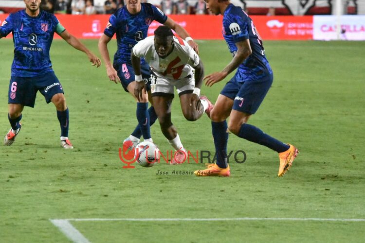 Nteka, titular en el empate del Rayo ante el Atleti 1 Nteka Rayo