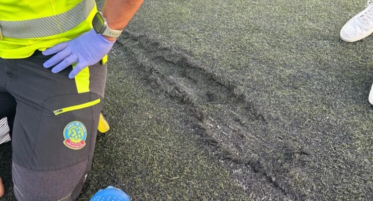 La Sección Deportiva Pozo denuncia la grave lesión de un jugador por el mal estado de la Ciudad Deportiva del Rayo 1 img 6456 1