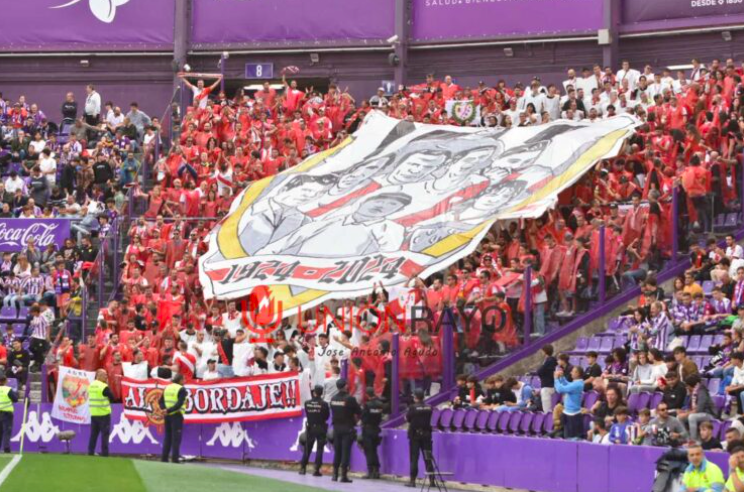 Valladolid Rayo desplazamientos