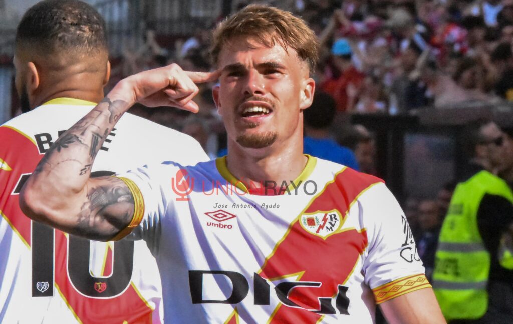 Pep Chavarría en el Rayo Vallecano en la remontada ante Osasuna