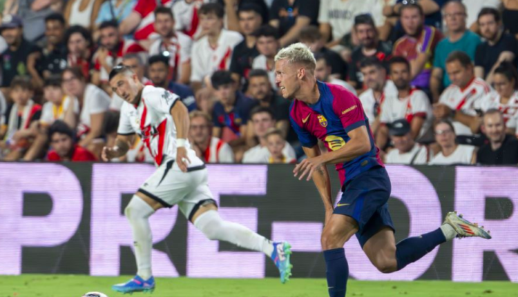 El Rayo Vallecano uno de los equipos de LaLiga que no se ha pronunciado en el 'caso Olmo' 1 Dani Olmo Rayo