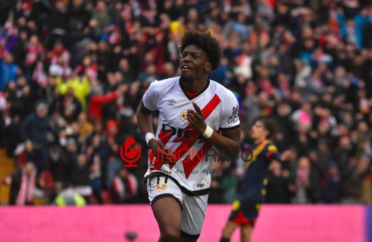 El Rayo suma tres partidos consecutivos sin perder ante el Girona 1 Rayo gol Nteka