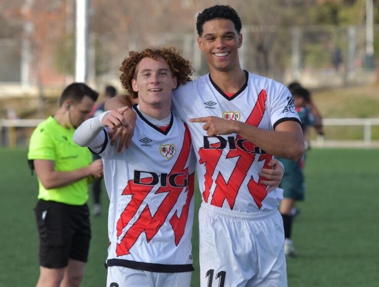 Etienne Eto'o y Marco de las Sías. Rayo B