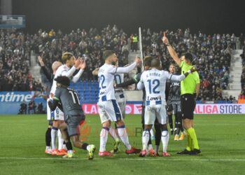 Leganés Rayo roja