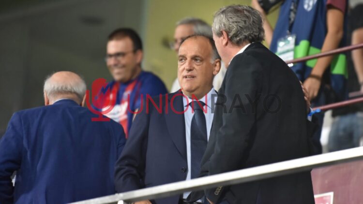 La Liga abre expediente al Rayo y se somete a una gran multa 1 Javier Tebas LaLiga