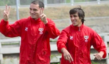 Delibasic y Trejo. Vía: Instagram @oscar8trejo