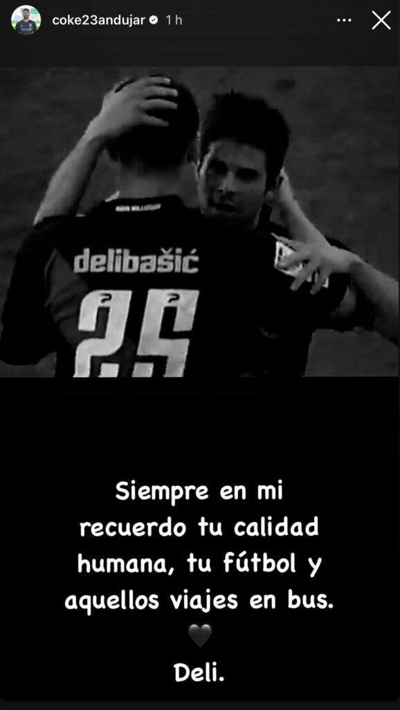 Coke, Tito, Javi Fuego y Amaya se despiden de Andrija Delibasic tras su fallecimiento 2 Coke Andújar Delibasic