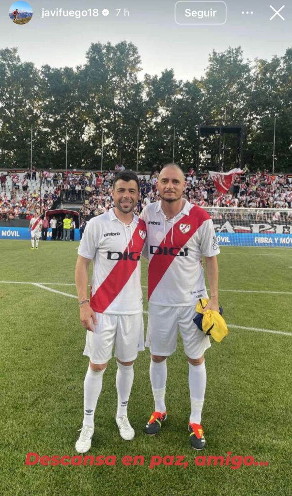 Coke, Tito, Javi Fuego y Amaya se despiden de Andrija Delibasic tras su fallecimiento 5 Javi Fuego Delibasic