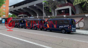 polícia delegación corteo alto riesgo