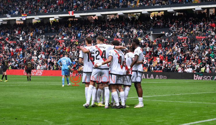 Rayo Vallecano celebración gol