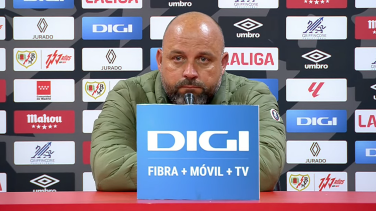 Manolo rueda de prensa espanyol