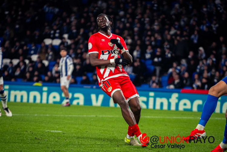 Nteka, el primer nueve del Rayo en pretemporada 2 Nteka sin gol