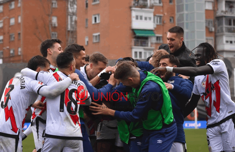 El Rayo Vallecano vuelve a finalizar la jornada en Europa 1 Rayo Europa celebración