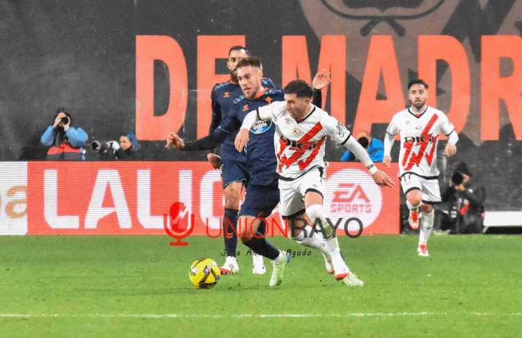 El Rayo más lejos de la Europa League con la victoria del Celta 1 Rayo Celta