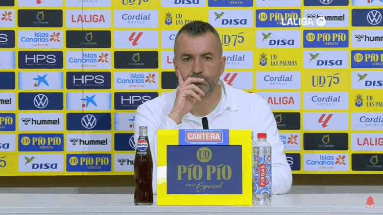 Diego Martínez rueda de prensa las palmas