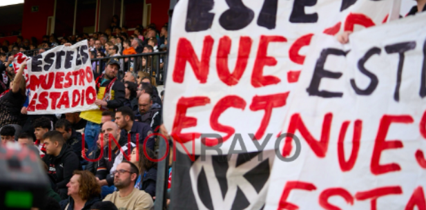 Las cinco grandes decepciones del Rayo en la 2024/25 4 estadio pancartas vallecas