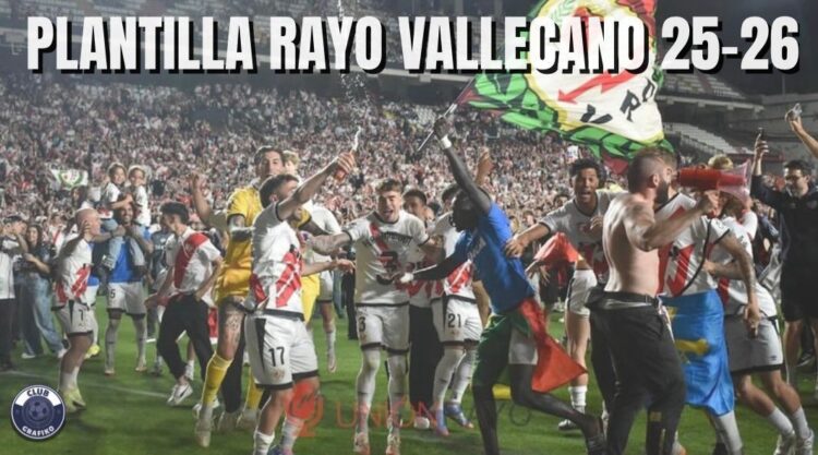 plantilla 25/26 Rayo Vallecano