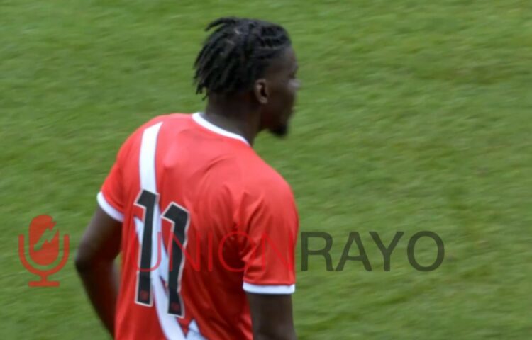 Nteka, el primer nueve del Rayo en pretemporada 1 Randy Nteka