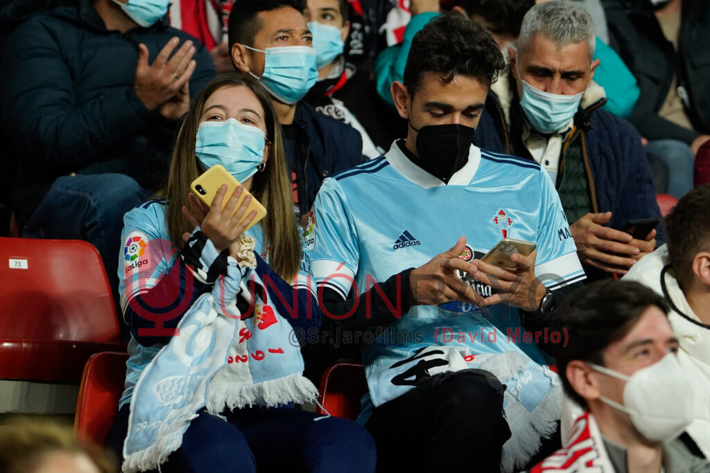 aficionados Celta Rayo Vallecas