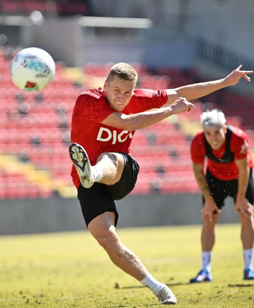 Alemao entrenando