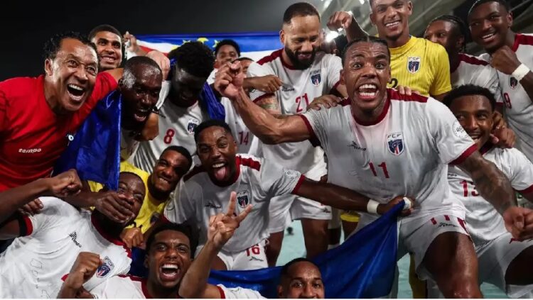 Cabo Verde vence a Camerún y roza su primer Mundial 1 Celebración Cabo Verde, tras ganar el partido a Camerún