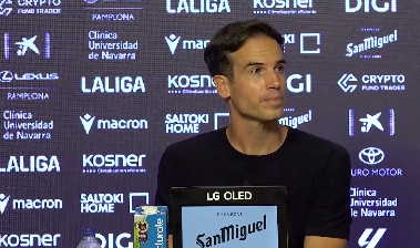 Íñigo Pérez tras la derrota ante Osasuna: "Hemos atacado mal, de manera desordenada, y no hemos podido hacer ese gol" 1 Íñigo Pérez Osasuna Rayo