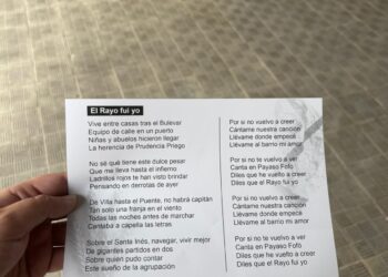 Letra Canción El Rayo Fui Yo