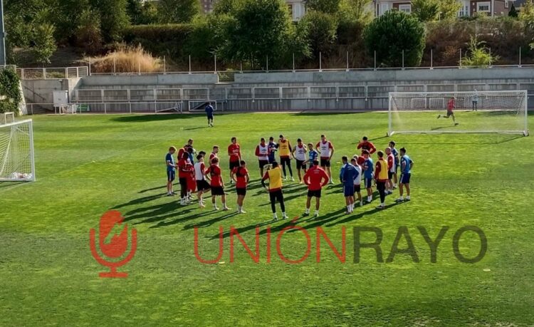 Rayo entrenamiento Álvaro baja
