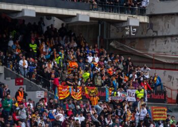 Afición visitante Valencia