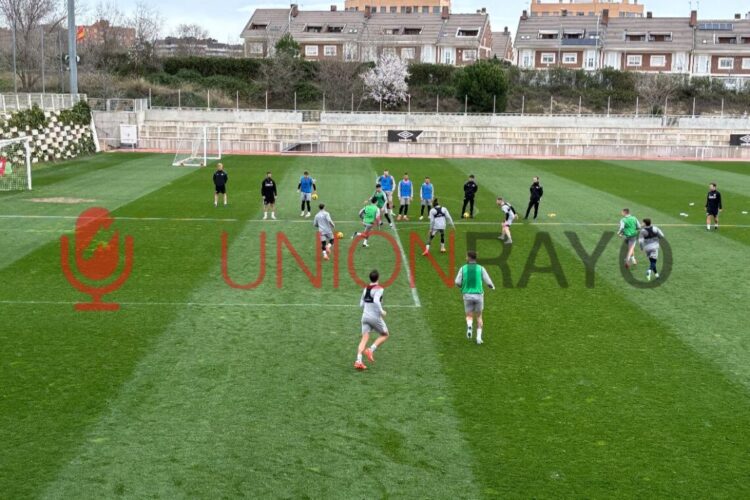 Ratiu, Luiz Felipe, Unai López y Ciss, principales bajas en el último entrenamiento del Rayo 2 Rayo Vallecano entrenamiento