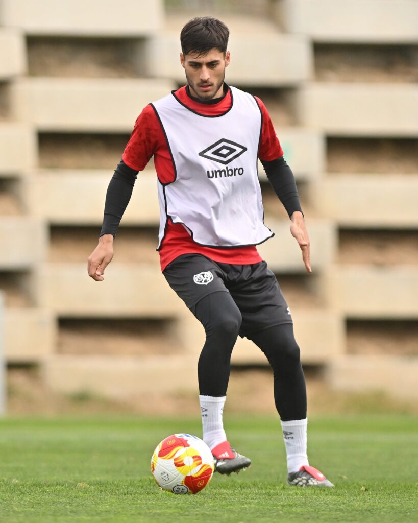 Carlos Martin entrenando