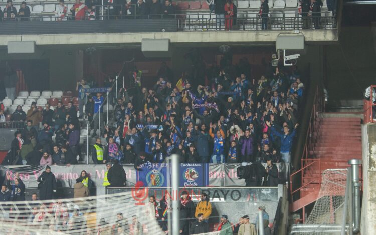 Getafe grada visitante Vallecas