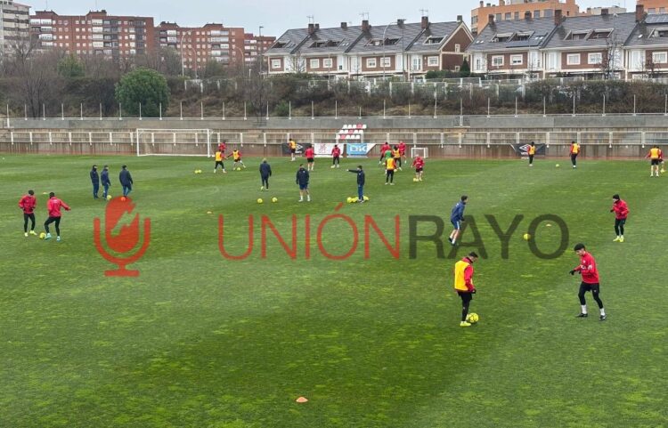 Entrenamiento del Rayo Vallecano