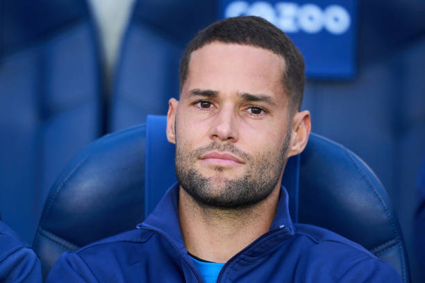 SAN SEBASTIAN, SPAIN - APRIL 22: Mario Suarez of Rayo Vallecano looks on during the LaLiga Santander match between Real Sociedad and Rayo Vallecano at Reale Arena on April 22, 2023 in San Sebastian, Spain. (Photo by Juan Manuel Serrano Arce/Getty Images)