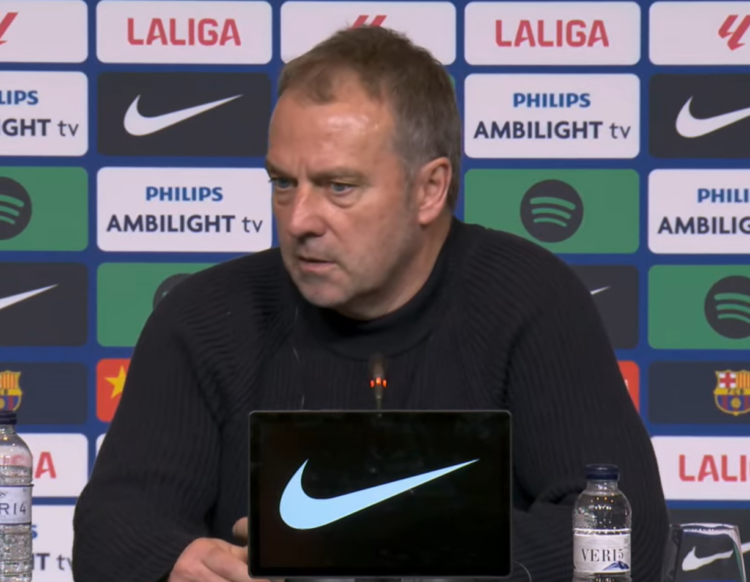 Flick rueda de prensa barcelona rayo 2025-26