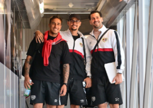 Batalla viaja a Atenas con un vendaje en su pierna derecha 2 Batalla