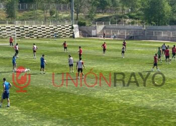 Entrenamiento del Rayo Vallecano