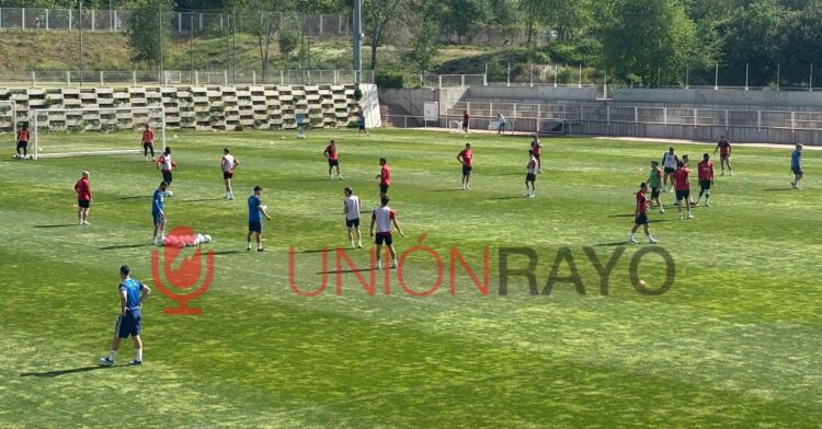 Entrenamiento del Rayo Vallecano